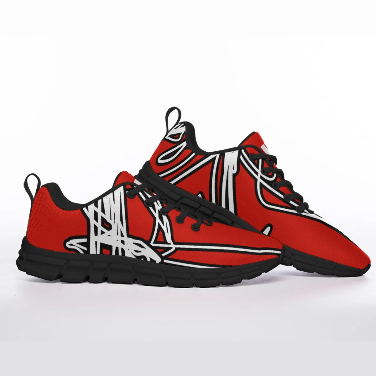 tiesu | Men N-Tangle Dopelines Sneakers-2Red