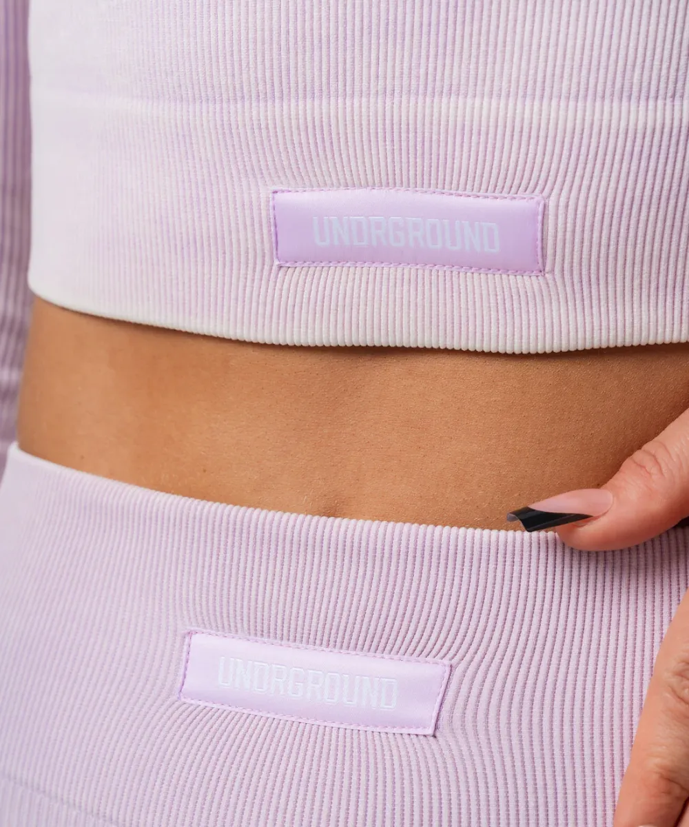 UNDRGROUND Cross Body Zip Crop (Dusty Pink)