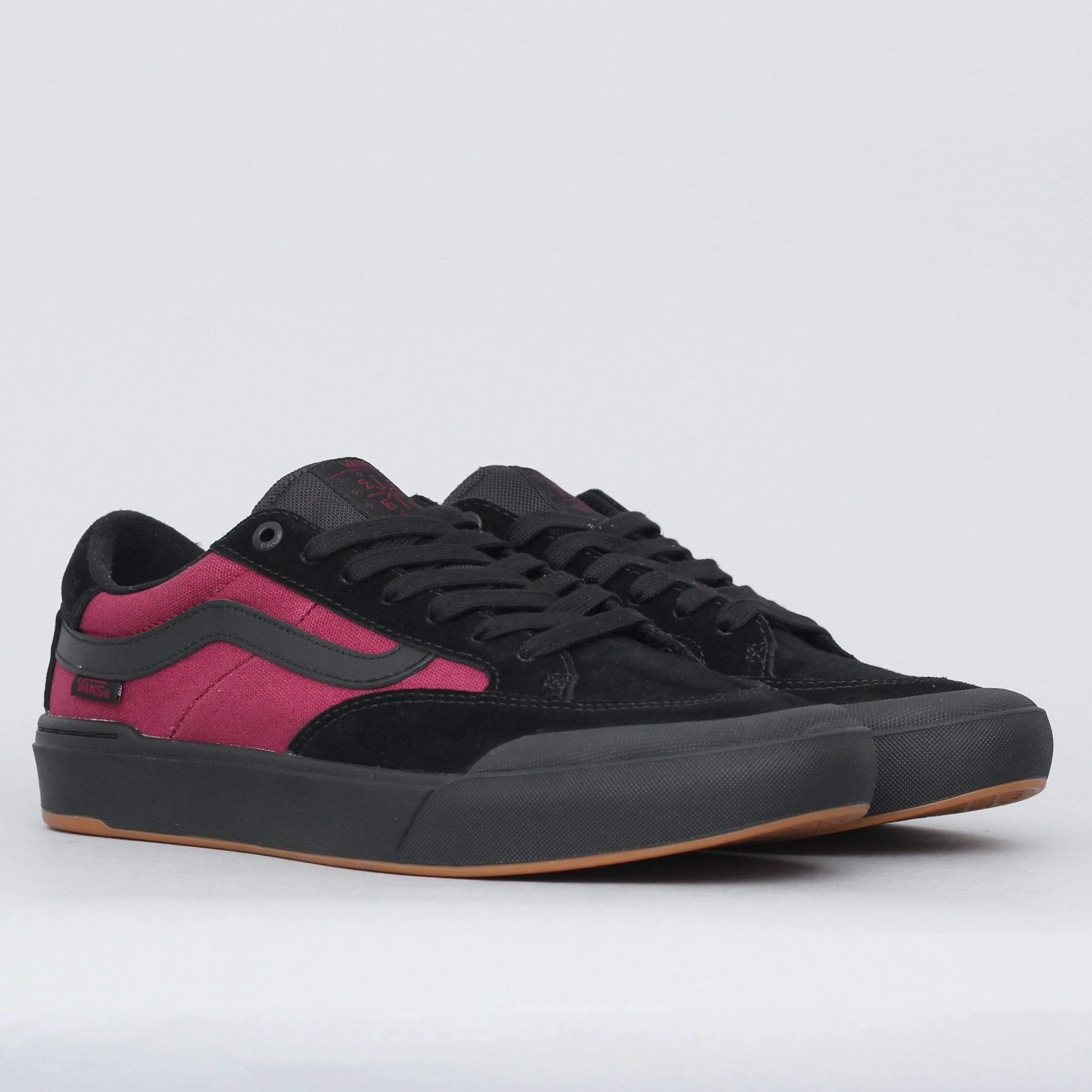 Vans Berle Pro Shoes (Punk) Black / Beet Red