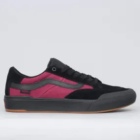 Vans Berle Pro Shoes (Punk) Black / Beet Red