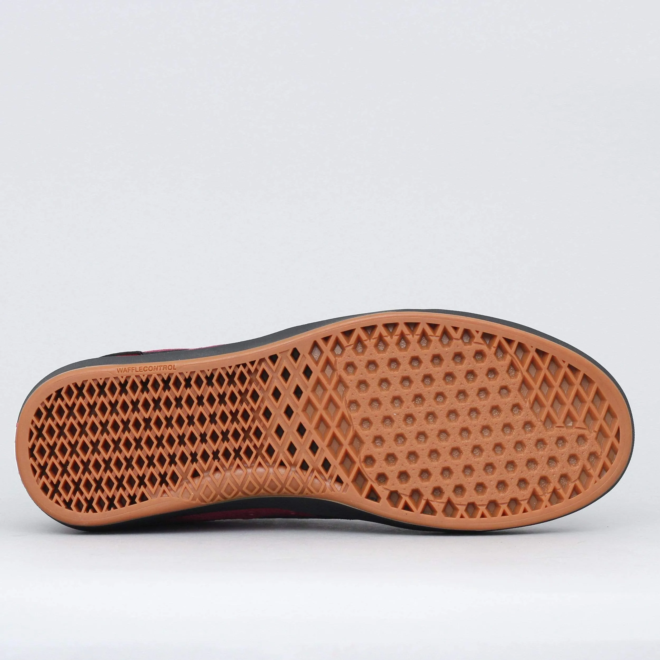 Vans Berle Pro Shoes (Punk) Black / Beet Red