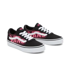 Vans Vans Kids Glow Ward Vn0a3tfwpib1 Neon Pink