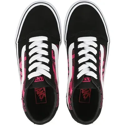 Vans Vans Kids Glow Ward Vn0a3tfwpib1 Neon Pink