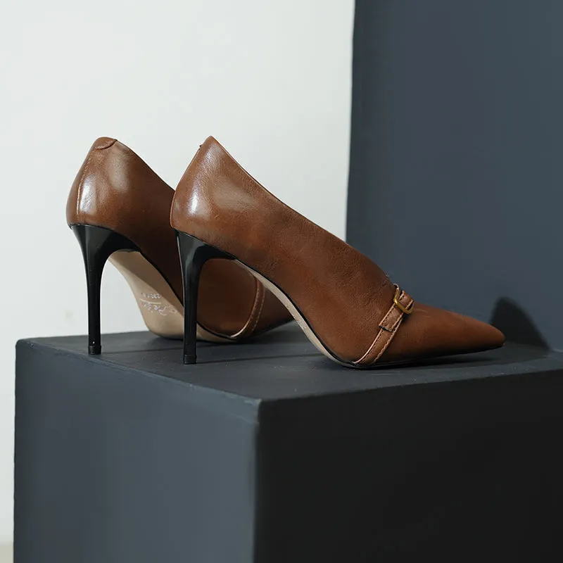Veltique Business Pumps