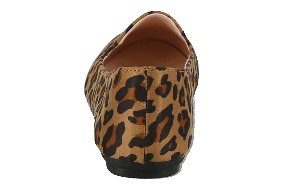 WOMAN'S SHOES LEOPARD SUEDE FLATS FLEXIBLE-22