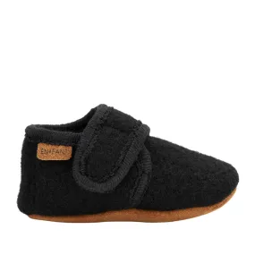 Wool Moccasin Bootie | black
